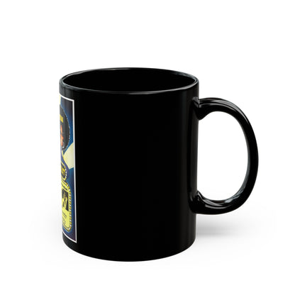 BLACK STARLET 1974 Movie Poster - Black Coffee Mug-The Sticker Space