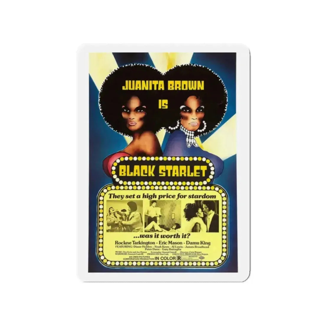 BLACK STARLET 1974 Movie Poster - Refrigerator Magnet - The Sticker Space