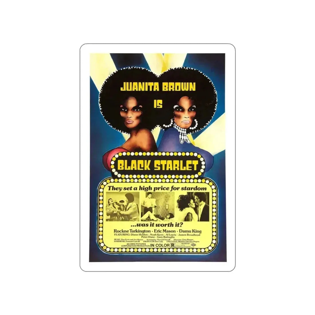 BLACK STARLET 1974 Movie Poster STICKER Vinyl Die-Cut Decal - The Sticker Space