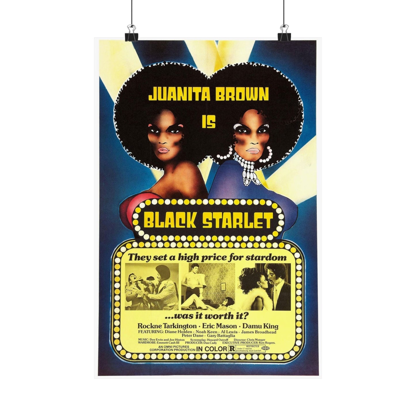 BLACK STARLET 1974 - Paper Movie Poster-12″ x 18″-The Sticker Space