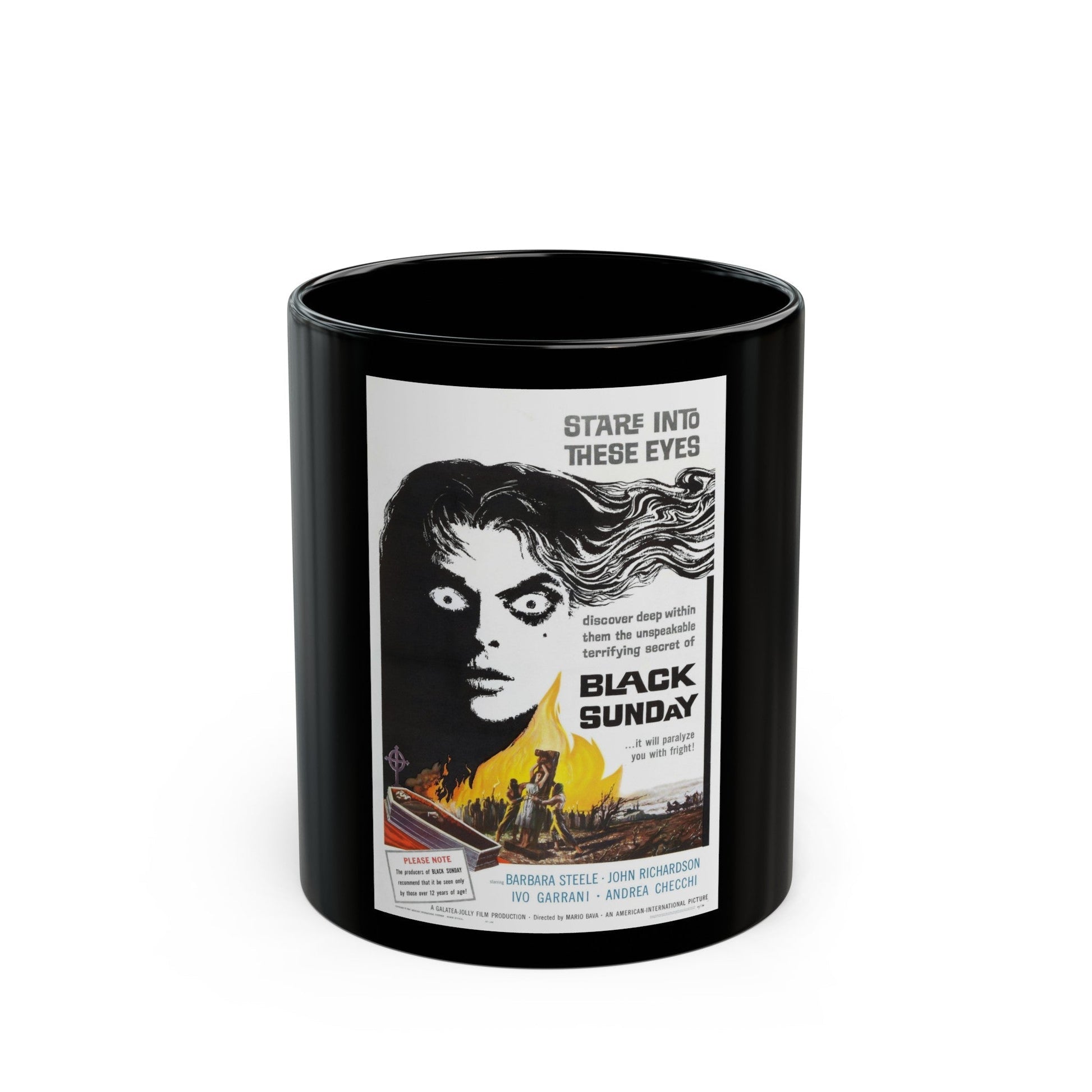 BLACK SUNDAY 1977 Movie Poster - Black Coffee Mug-11oz-The Sticker Space