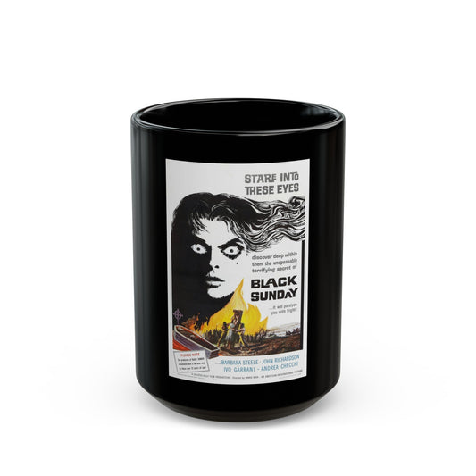 BLACK SUNDAY 1977 Movie Poster - Black Coffee Mug-15oz-The Sticker Space