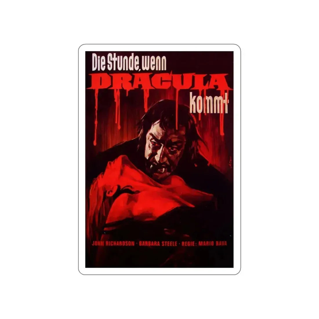 BLACK SUNDAY (GERMAN) 1977 Movie Poster STICKER Vinyl Die-Cut Decal 6 Inch - The Sticker Space