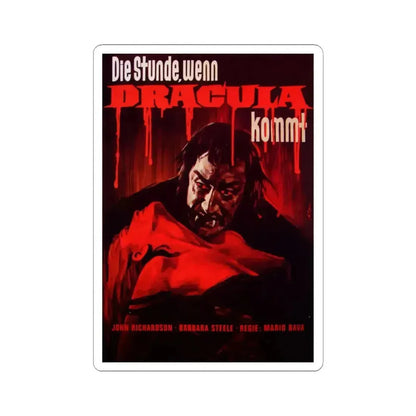 BLACK SUNDAY (GERMAN) 1977 Movie Poster - STICKER Vinyl Kiss-Cut Decal 6 Inch White - The Sticker Space