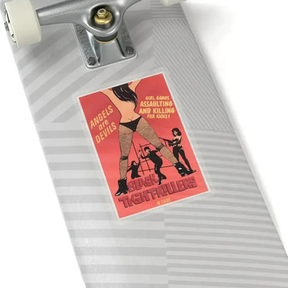 BLACK TIGHT-KILLERS 1966 Movie Poster - STICKER Vinyl Kiss-Cut Decal - The Sticker Space