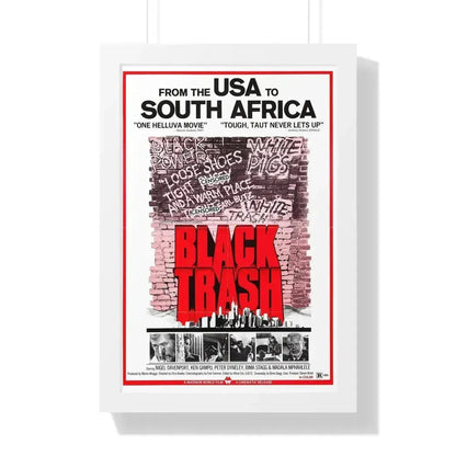 BLACK TRASH (SOUL PATROL) 1976 - Framed Movie Poster 16″ x 24″ White - The Sticker Space