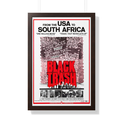 BLACK TRASH (SOUL PATROL) 1976 - Framed Movie Poster-20" x 30"-The Sticker Space