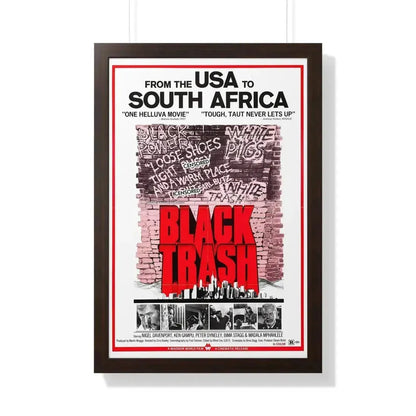 BLACK TRASH (SOUL PATROL) 1976 - Framed Movie Poster - The Sticker Space