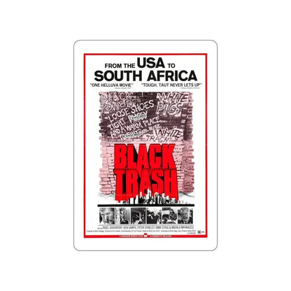 BLACK TRASH (SOUL PATROL) 1976 Movie Poster STICKER Vinyl Die-Cut Decal 5 Inch - The Sticker Space
