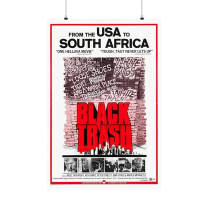 BLACK TRASH (SOUL PATROL) 1976 - Paper Movie Poster 24″ x 36″ Matte - The Sticker Space