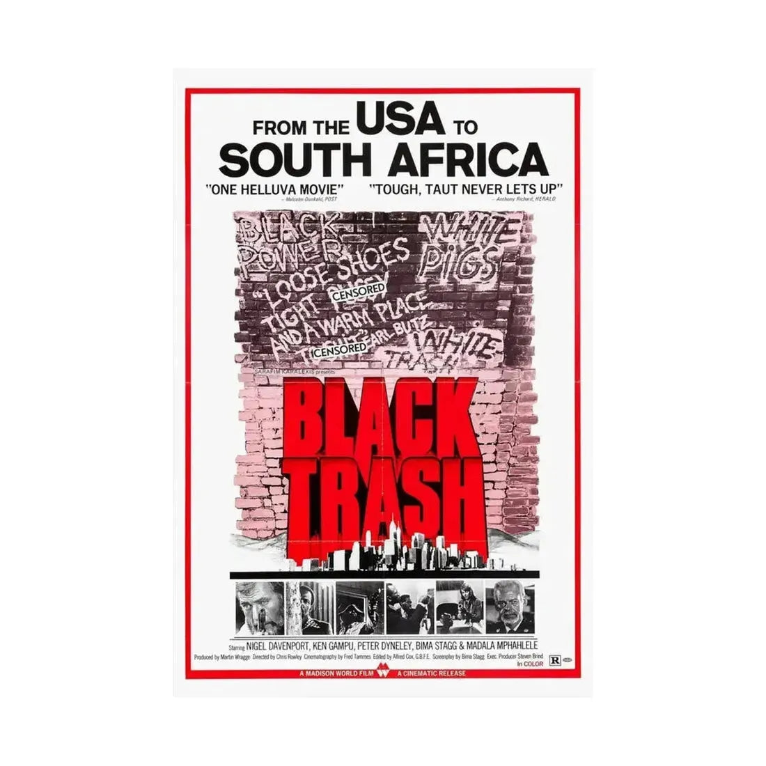 BLACK TRASH (SOUL PATROL) 1976 - Paper Movie Poster - The Sticker Space