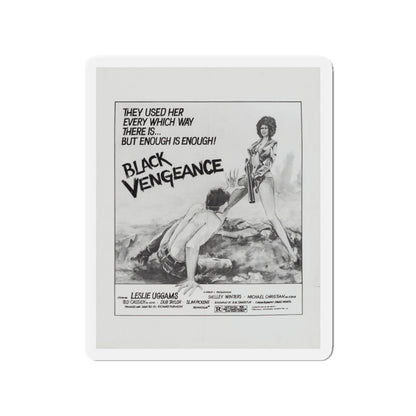 BLACK VENGEANCE (POOR PRETTY EDDIE) 1975 Movie Poster - Die-Cut Magnet-3" x 3"-The Sticker Space