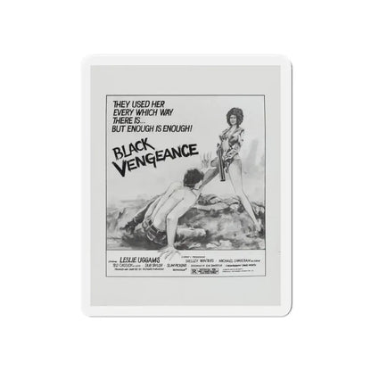 BLACK VENGEANCE (POOR PRETTY EDDIE) 1975 Movie Poster - Refrigerator Magnet - The Sticker Space