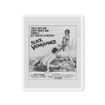 BLACK VENGEANCE (POOR PRETTY EDDIE) 1975 Movie Poster - Refrigerator Magnet - The Sticker Space