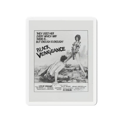 BLACK VENGEANCE (POOR PRETTY EDDIE) 1975 Movie Poster - Refrigerator Magnet - The Sticker Space