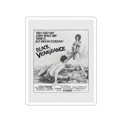 BLACK VENGEANCE (POOR PRETTY EDDIE) 1975 Movie Poster STICKER Vinyl Die-Cut Decal - The Sticker Space
