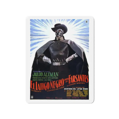 BLACK WHIP AGAINST THE IMPOSTERS 1962 Movie Poster - Refrigerator Magnet 2 Inch - The Sticker Space