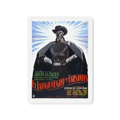 BLACK WHIP AGAINST THE IMPOSTERS 1962 Movie Poster - Refrigerator Magnet 3 Inch - The Sticker Space