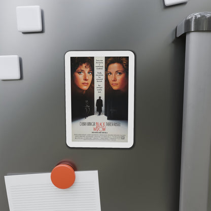 Black Widow 1987 Movie Poster Die-Cut Magnet-The Sticker Space