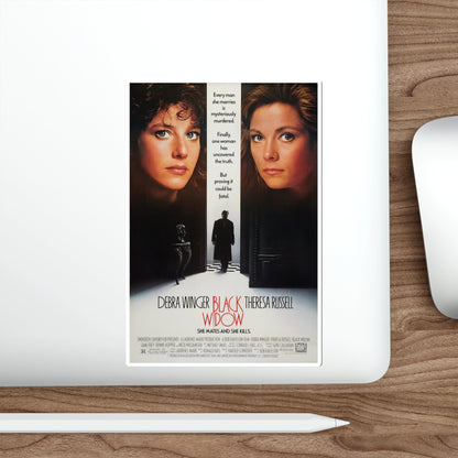 Black Widow 1987 Movie Poster STICKER Vinyl Die-Cut Decal-The Sticker Space