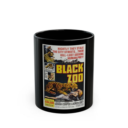 BLACK ZOO 1963 Movie Poster - Black Coffee Mug-11oz-The Sticker Space