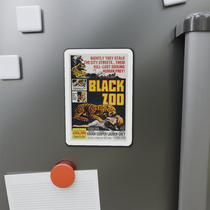 BLACK ZOO 1963 Movie Poster - Die-Cut Magnet-The Sticker Space