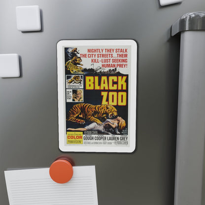 BLACK ZOO 1963 Movie Poster - Die-Cut Magnet-The Sticker Space