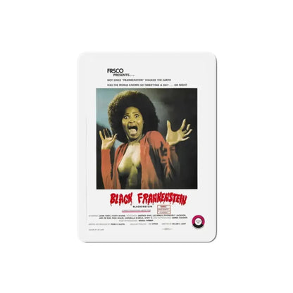 Blackenstein 1973 Movie Poster Refrigerator Magnet 2 Inch - The Sticker Space