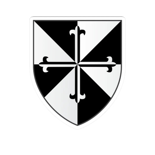 Blackfriars Hall Oxford Coat Of Arms (England) (Coat of Arms) STICKER Vinyl Kiss-Cut Decal 2 Inch White - The Sticker Space