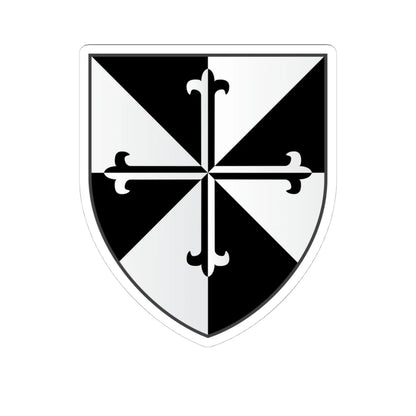 Blackfriars Hall Oxford Coat Of Arms (England) (Coat of Arms) STICKER Vinyl Kiss-Cut Decal 4 Inch White - The Sticker Space