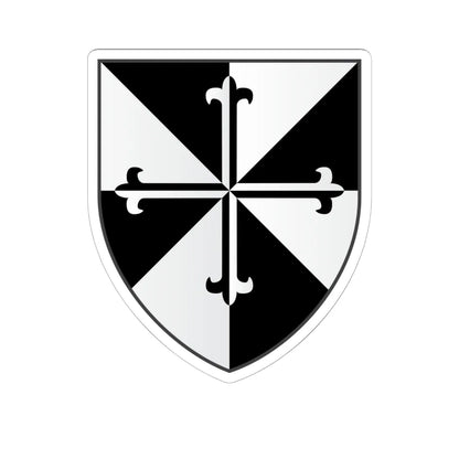 Blackfriars Hall Oxford Coat Of Arms (England) (Coat of Arms) STICKER Vinyl Kiss-Cut Decal 6 Inch White - The Sticker Space