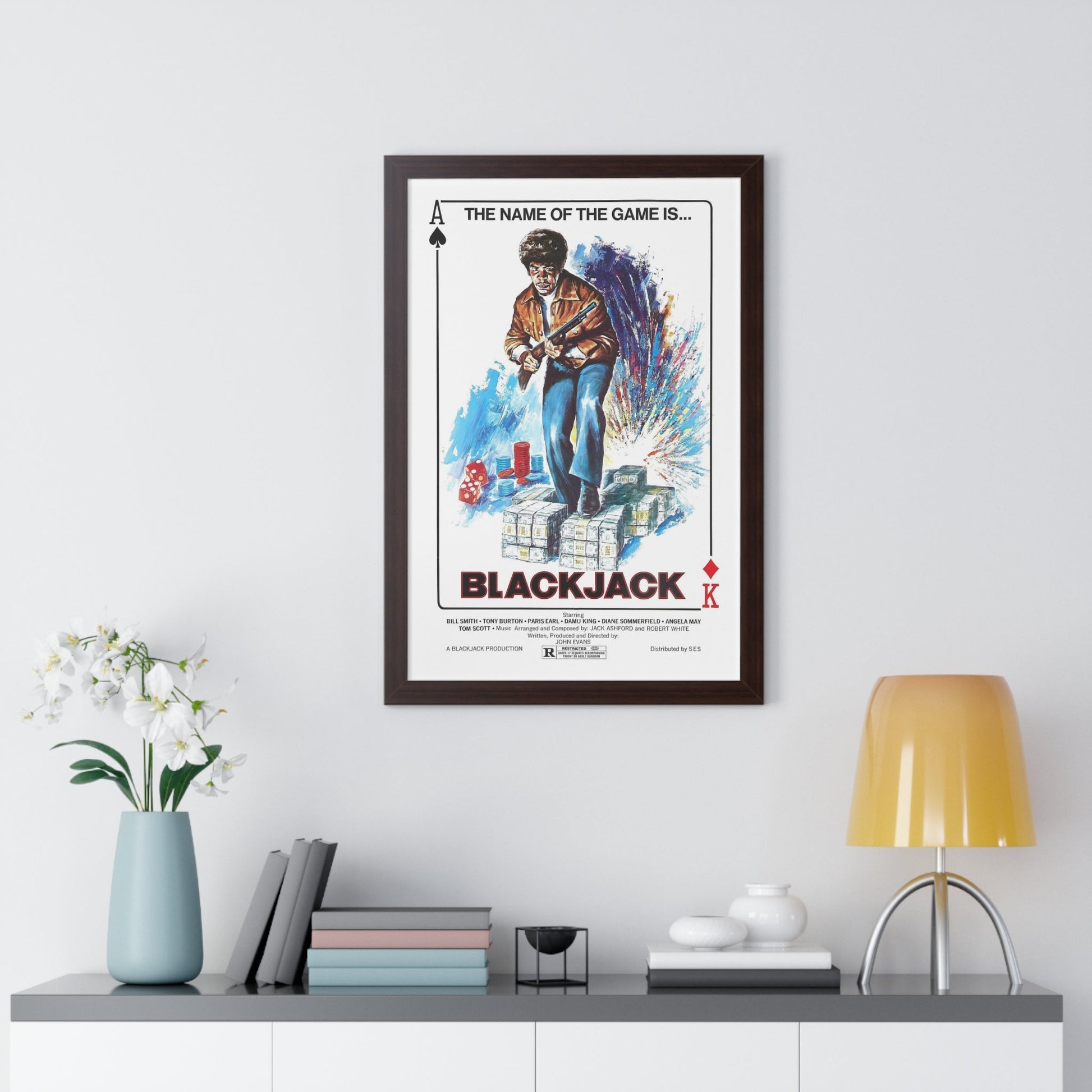 BLACKJACK 1978 - Framed Movie Poster-The Sticker Space