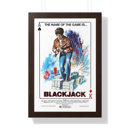 BLACKJACK 1978 - Framed Movie Poster-16″ x 24″-The Sticker Space