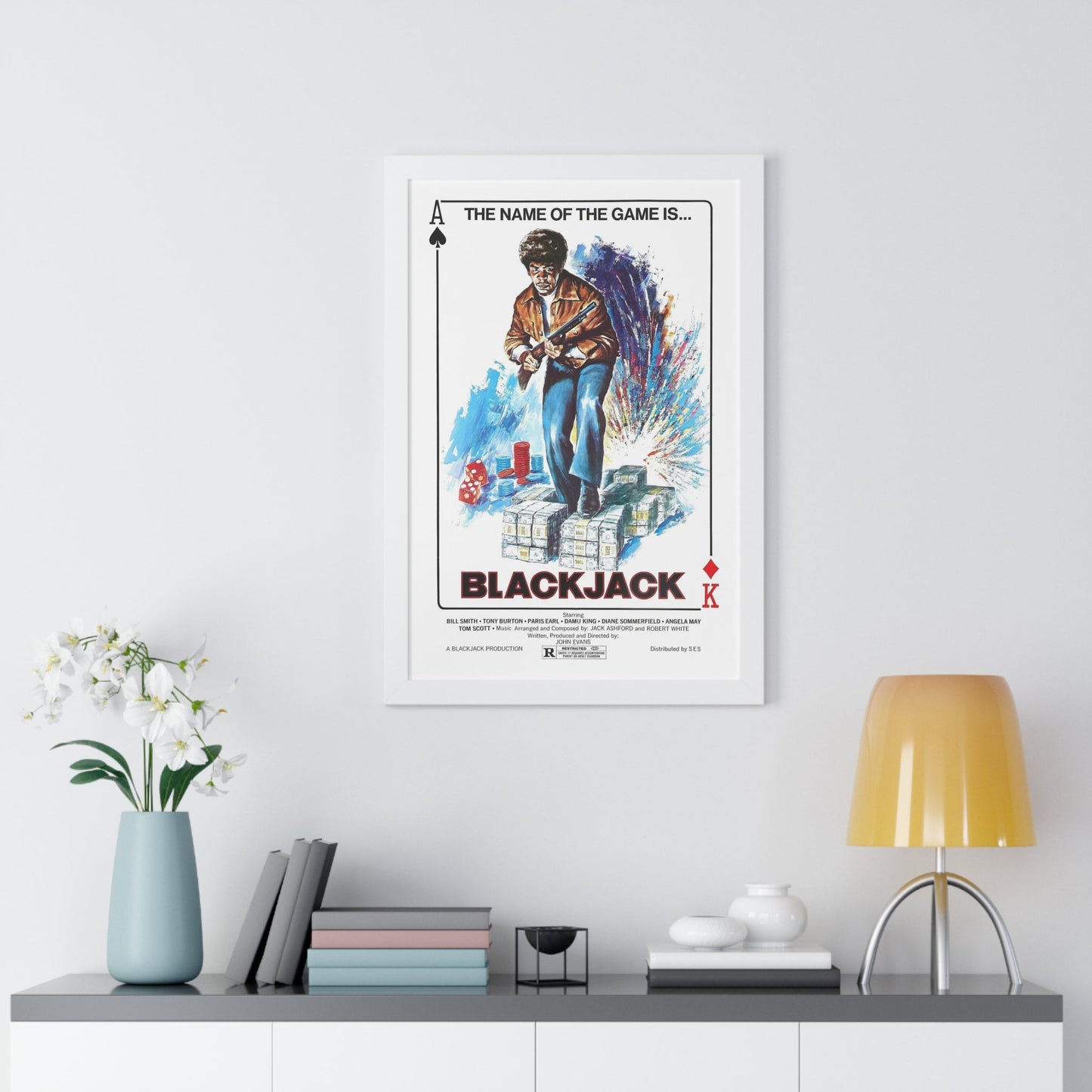 BLACKJACK 1978 - Framed Movie Poster-The Sticker Space