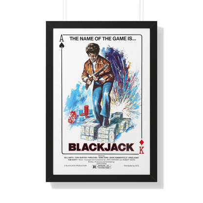 BLACKJACK 1978 - Framed Movie Poster-20" x 30"-The Sticker Space