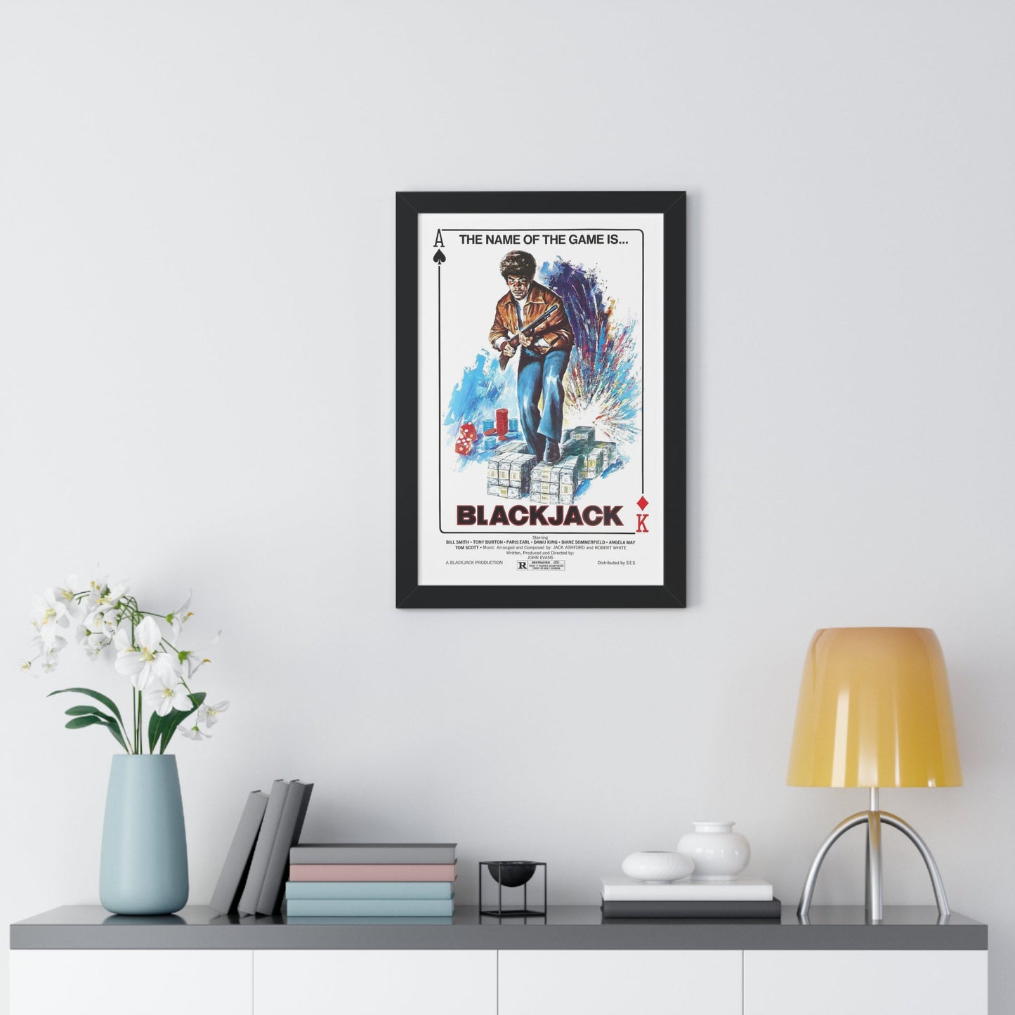 BLACKJACK 1978 - Framed Movie Poster-The Sticker Space