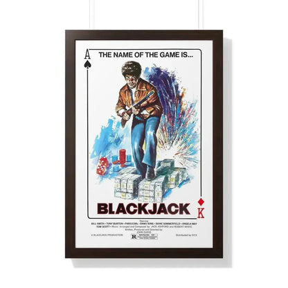 BLACKJACK 1978 - Framed Movie Poster - The Sticker Space