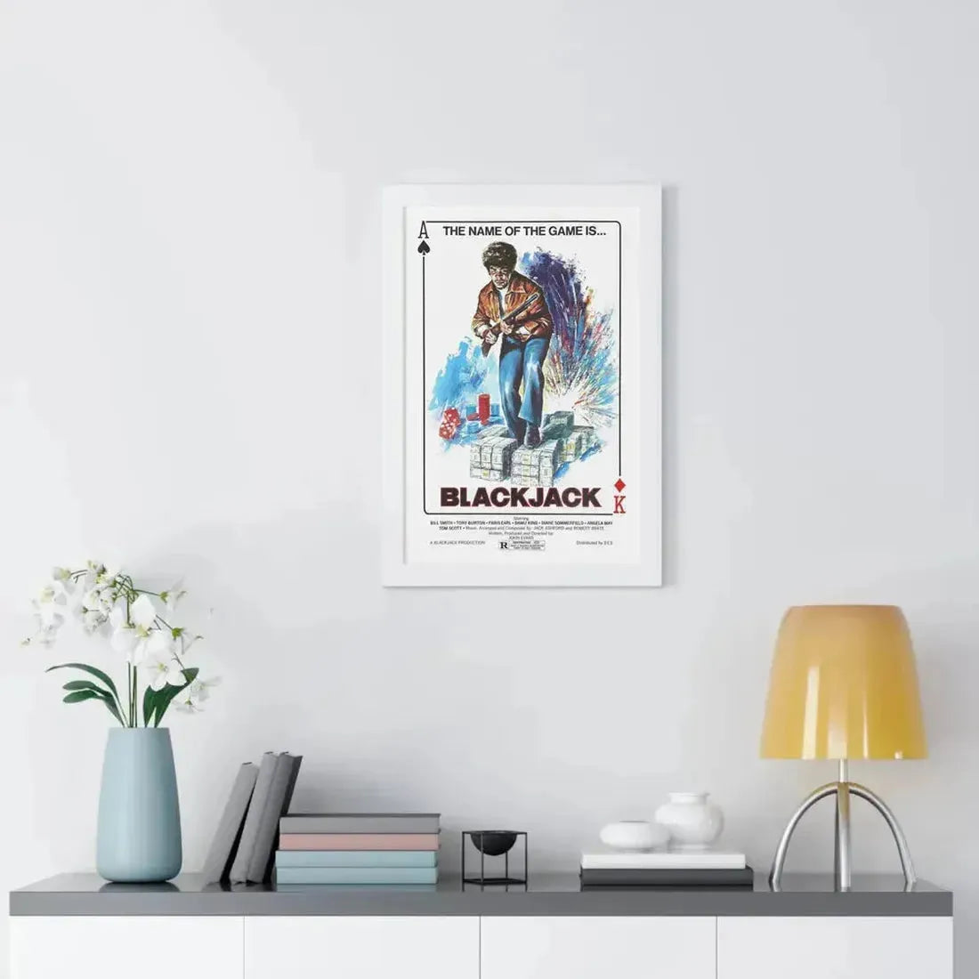 BLACKJACK 1978 - Framed Movie Poster - The Sticker Space