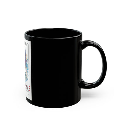 BLACKJACK 1978 Movie Poster - Black Coffee Mug-The Sticker Space