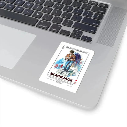 BLACKJACK 1978 Movie Poster - STICKER Vinyl Kiss-Cut Decal - The Sticker Space