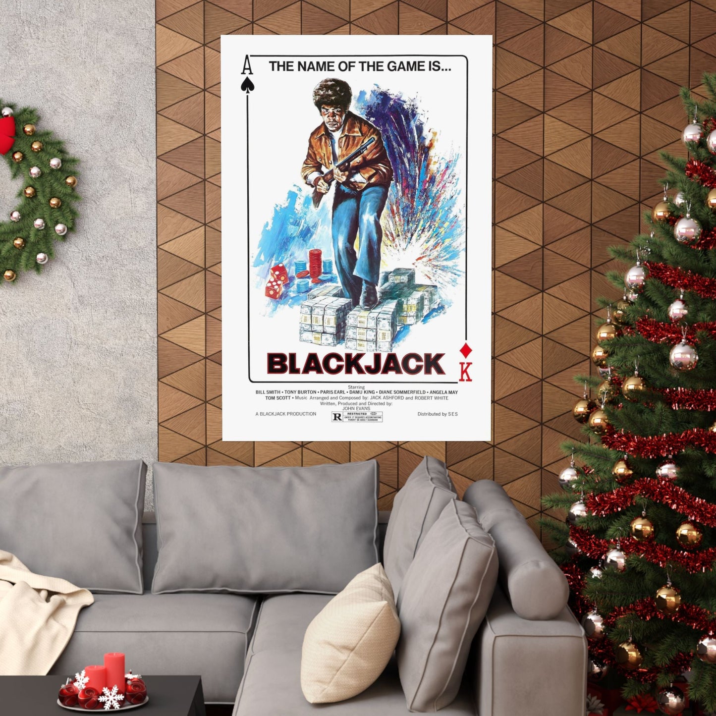 BLACKJACK 1978 - Paper Movie Poster-The Sticker Space