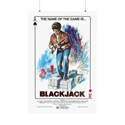 BLACKJACK 1978 - Paper Movie Poster - The Sticker Space