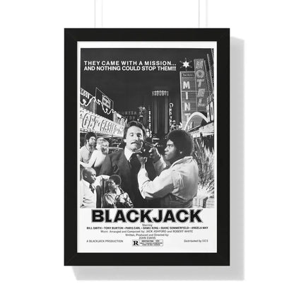 BLACKJACK (2) 1978 - Framed Movie Poster 16″ x 24″ Black - The Sticker Space