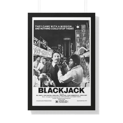 BLACKJACK (2) 1978 - Framed Movie Poster 20" x 30" Black - The Sticker Space