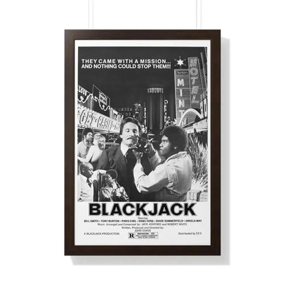 BLACKJACK (2) 1978 - Framed Movie Poster - The Sticker Space