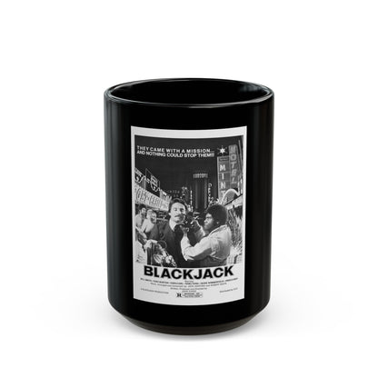 BLACKJACK (2) 1978 Movie Poster - Black Coffee Mug-15oz-The Sticker Space