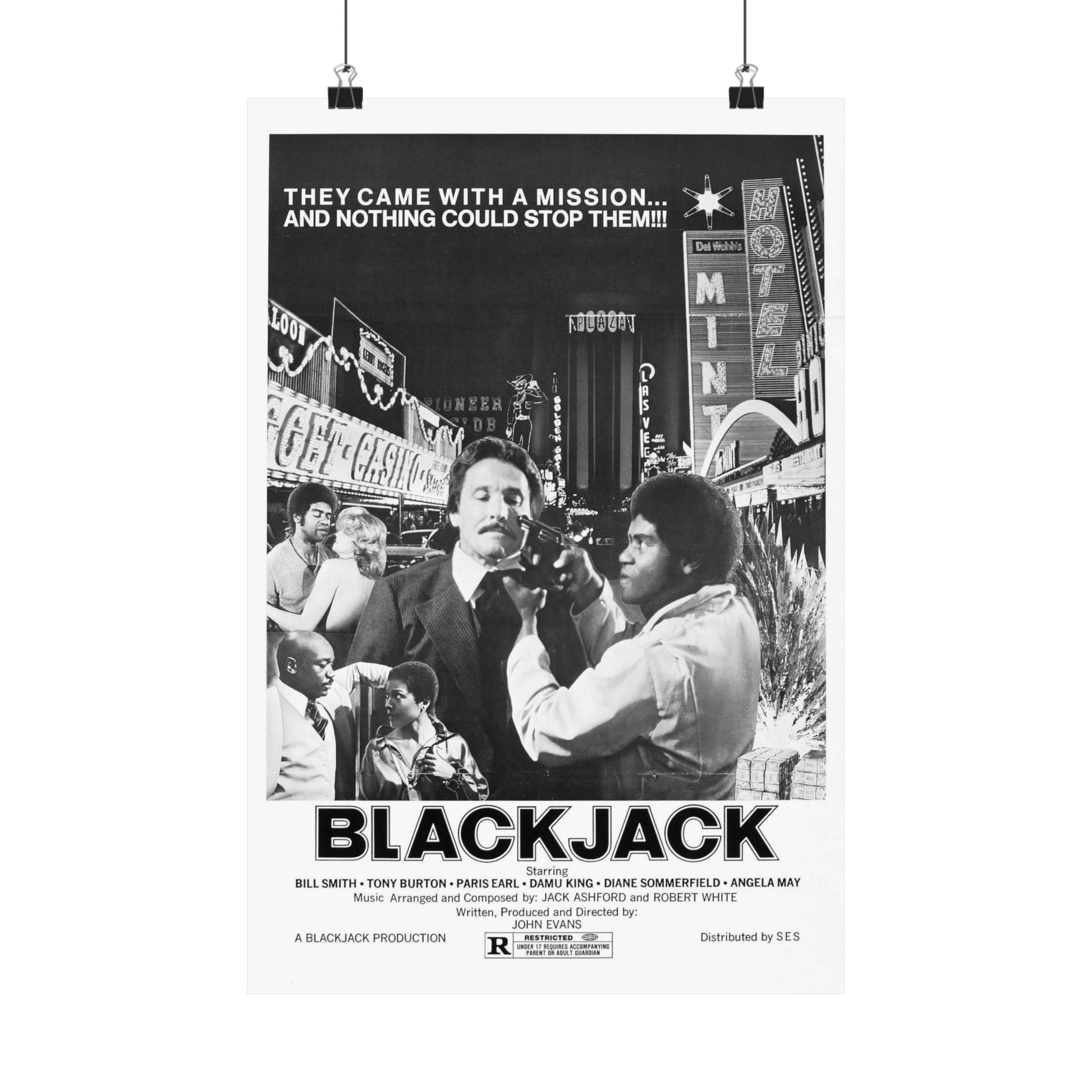 BLACKJACK (2) 1978 - Paper Movie Poster-12″ x 18″-The Sticker Space