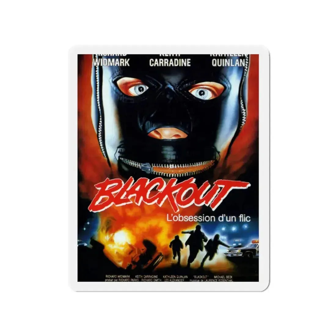BLACKOUT 1985 Movie Poster - Refrigerator Magnet 2 Inch - The Sticker Space
