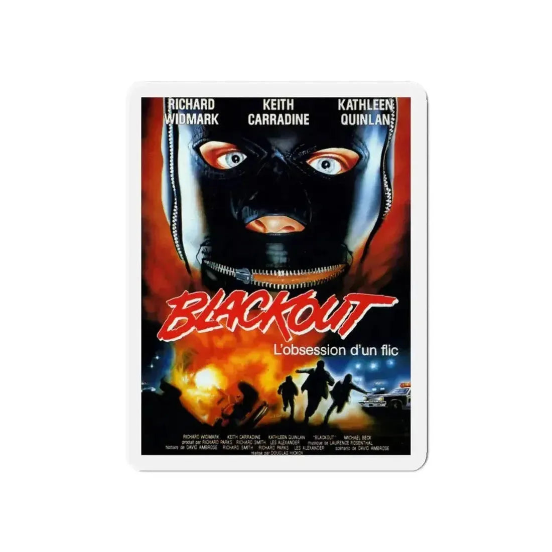 BLACKOUT 1985 Movie Poster - Refrigerator Magnet - The Sticker Space