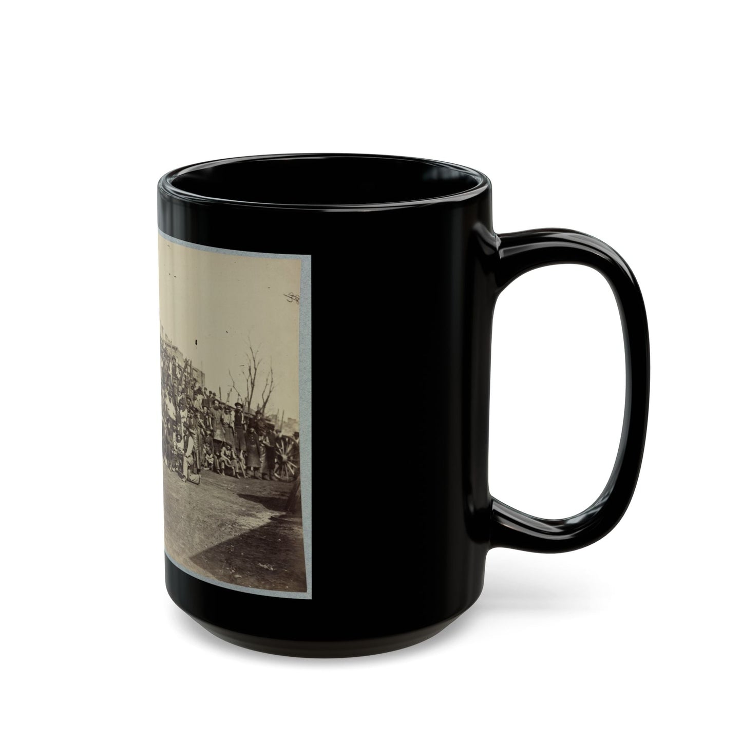 Blacksmith's Shop, Quartermaster's Department, Washington, D.C., April, 1865 (U.S. Civil War) Black Coffee Mug